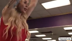Reproducir Trío TS prohibido de bailarina profesional: Queenie Sateen y Gracie Jane