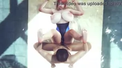Oynat Hentai Anime 3D derleme: Büyük göğüsleri ve büyük eşek ile sansürsüz havuz seks orgy